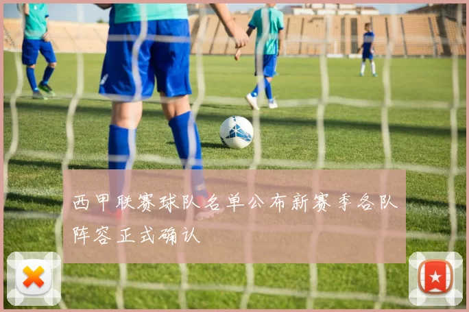 西甲联赛球队名单公布新赛季各队阵容正式确认